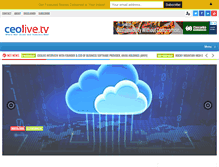 Tablet Screenshot of ceolive.tv
